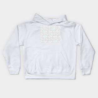 Foxy dots - mint Kids Hoodie